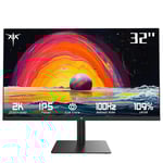 32-tums monitor, 2560 x 1440 upplösning, 100Hz uppdateringsfrekvens,H32T13