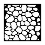 Stamperia Schablon - Hidden Grove Stone Pattern 12x12 cm