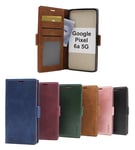 Lyx Standcase Wallet Google Pixel 6a 5G (Vinröd)