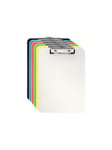 Esselte Vivida - clipboard - for A4 - capacity: 80 sheets - translucent assorted