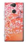 Japanese Kimono Style Flower Pattern Case Cover For Sony Xperia XA2