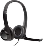 Logitech H390 Wired Headset for PC/Laptop, Stereo Headphones Noise Cancelling