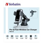 Verbatim FWC-03 Pro Qi Fast Wireless Car Charger