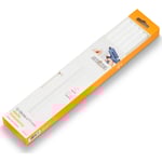 Limstift, Ø11 mm, 25 cm, 10 st. vit