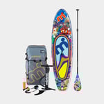 Mistral Uppblåsbar SUP Coral 10'5, 320 x 79 12 cm + paddel handpump transportväska reparationssats