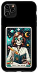 Coque pour iPhone 11 Pro Max Carte de tarot pour enseignant, squelette, professeur, éducatrice, école