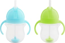 Munchkin Click Lock Tip & Sip Straw Cup Set for Baby & Toddler, BPA Free Non Spi
