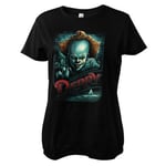 Hybris IT - Pennywise in Derry Girly Tee (Black,M)