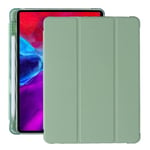 Amazon Brand Diaryan Case Compatible with iPad Pro 11 Inch 2022/2021/2020/2018, with iPad Air 5th/4th Generation 2022/2020 10.9 Inch Support Pencil Charging, TPU Back (Green)