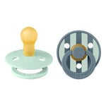 BIBS Studio Colour Block Latex Nordic Mint Petrol Mix 2 pak - Flere størrelser