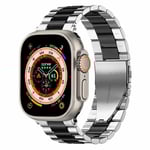 Klockarmband rostfritt stål Apple Watch Ultra 2 (49mm) - Silver/svart