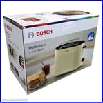 Bosch TAT2M127GB MyMoment 2 Slice Compact Toaster - Beige NEW & SEALED