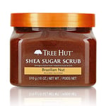 Tree Hut Shea Sugar Scrub, Brazilian Nut, 18 Ounce (Pack of 3)