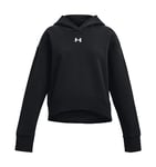 Under Armour UA Rival Fleece Crop Hoodie, Blue, YXS