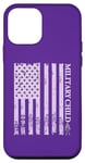 Coque pour iPhone 12 mini Violet up pour les enfants militaires - Mois de l'enfant militaire