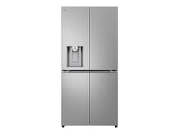 Lg Gml861pype - Kylskåp/Frys - Nedre Frys Med Fransk Dörr Med Isbehållare, Vattenbehållare - Wi-Fi - Bredd: 83.5 Cm - Djup: 73 Cm - Höjd: 178.7 Cm - 506 Liter - Klass E - Prime Silver