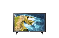 LG TV Monitor 24TQ520S-PZ - 23.6 inch, HD Display, 60Hz, 14 ms, 1366 x 768 px, 2 x 5W Stereo Speakers, Wall Mountable, webOS Smart TV, Smart Wireless Connection
