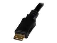 StarTech.com Mini HDMI® to VGA Adapter Converter for Digital Still Camera / Video Camera - 1920x1080 - Mini HDMI Male to VGA HD15 Female (MNHD2VGAE2) - Videokonverterare - HDMI - VGA - svart