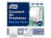 Tork Tork Luftfräschare Start Konstant Vit A3, Elevation Line, Vårbris Doftande Dispenser Och Refill