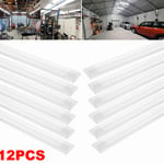 12 PACK 4FT LED SHOP LIGHT 6500K Daylight Fixture Utility Ceiling Lights Garage