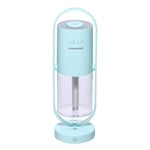 CJJ-DZ Negative Air Ion Humidifier 200ML Ultrasonic Essential Oil Diffuser Cool Mist Air Purifier 7 Color Lights For Home Office Household,humidifiers for bedroom (Color : Blue)
