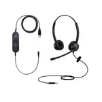 3.5mm/USB Computer PC Headphones With Microphone for Laptops Teams Skype Zoom Conference Wired Headset USB with Mic for Smart Phone Tablet,Work from Home