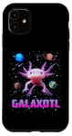 Coque pour iPhone 11 Galaxotl Axolotl In Galaxy Cute Pet Mexican Space Axolotl
