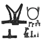 Plastic Action Camera Tool Set Accessory For Gopro HERO 4/3+/2 Black FST