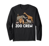 Zoo Crew Zookeeper Costume Safari Wildlife Animal Park Long Sleeve T-Shirt