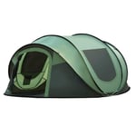 Nuokix Camping Tent, Camping Tent 2-3 People Automatically Pop-up Waterproof Camping Camping Travel Family Group Beach Tent 280 × 200 × 120cm