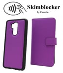 Skimblocker Magnet Fodral LG G7 ThinQ (G710M) (Lila)