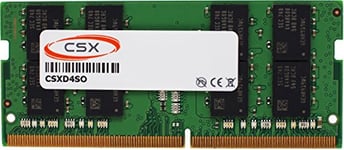 CSX CSXD4SO2400-2R8-32GB 32GB DDR4-2400MHz PC4-19200 2Rx8 2048Mx8 16Chip 260pin CL17 1.2V SODIMM