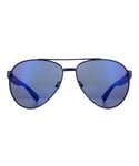 Lacoste Mens Classic Aviator Sunglasses - Blue, Size: 60x14x140mm Metal - Size 60x14x140mm