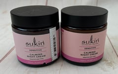 Sukin Natural Sensitive Skin Calming Night Cream  2 x 120ml