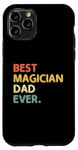 Coque pour iPhone 11 Pro Meilleur père magicien de tous les temps : tours de magie, magicien et illusionniste