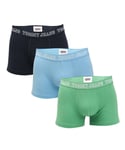 Tommy Hilfiger Mens 3 Pack Boxer Shorts in Multi colour - Multicolour Cotton - Size X-Large