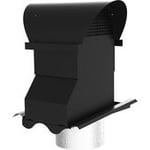 TJB VENTILATIONSHUV PLÅT BETONG 2-K SVART 125/160 722920