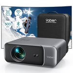 Vidéoprojecteur WiFi Bluetooth YABER Pro V9 500 ANSI Lumens Projecteur Full HD 1080P 4K Fonction Zoom 300'' WiFi 6.