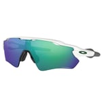 Oakley Radar EV Path Prizm Sunglasses - Polished White Frame / Jade One Size OO9208-7138 Frame/Prizm
