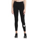 Nike CZ8530-010 W NSW ESSNTL LGGNG Swoosh MR Leggings Womens Black/(White) S