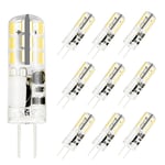 G4 LED Light Bulb,G4 Mini Capsule Bulbs,2W ,Replace 15W-20W Halogen Bulbs ,AC DC 12V White(6000K,10pcs)