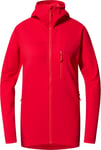 Haglöfs Women's Rosson Mid Hood Bright Red, M