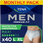 Premium Men Protective Underwear, Large, Level 4 for Heavy Bladder Large