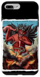 Coque pour iPhone 7 Plus/8 Plus The Devil Devouring Human in Hell Occult Monster Athée