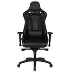 AJH Gaming Chair, Gaming Chair, Ergonomic PC Computer Chair, PU Leather with Headrest/Waist Pillow for Household Rotatable High-Back Reclining Chair