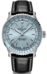 Breitling Watch Navitimer Automatic 41 Light Blue Leather