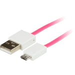 Flat USB 2.0 kabel, 20cm