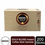Nescafe Gold Blend Instant Coffee 200 Sachets