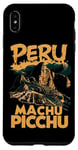 Coque pour iPhone XS Max Pérou Machu Picchu Adventure Travel Explorer Vintage