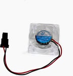 E3D DC-fläkt 12V Transparent - 30 x 30 x 10 mm
